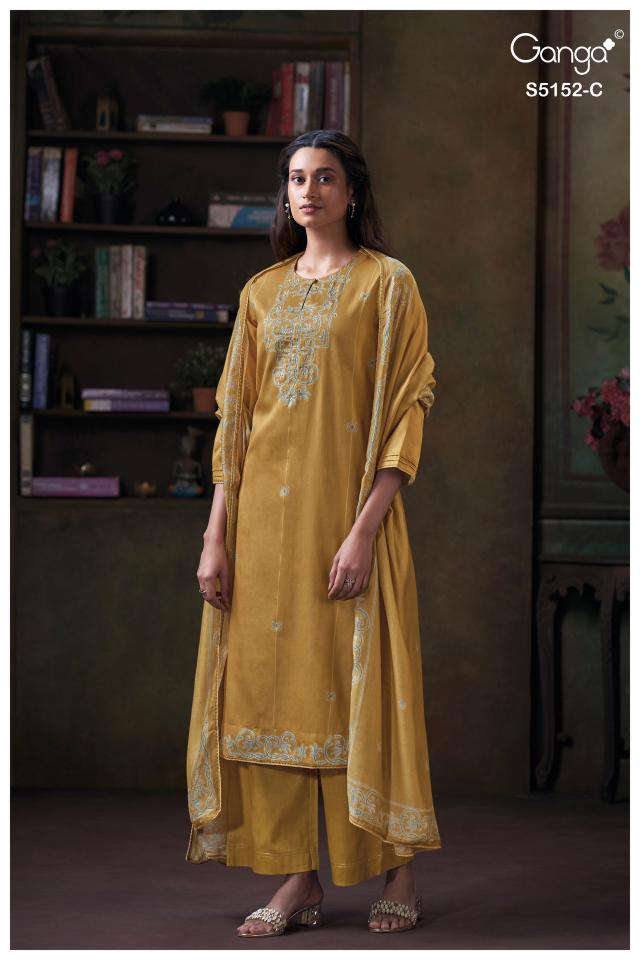 Ganga tabinda 5152 wholesale dress material market in jaipur